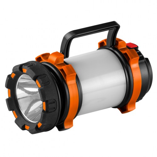 Nabíjateľná kempingová lampa 800 lm powerbanka 3v1 CREE T6 + SMD LED NEO